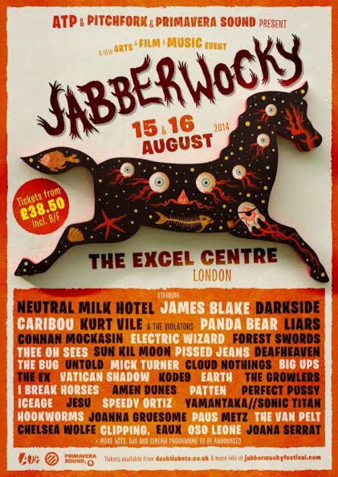 ATP, PITCHFORK e PRIMAVERA SOUND presentano: il JABBERWOCKY festival a Londra e videotrailer del festival